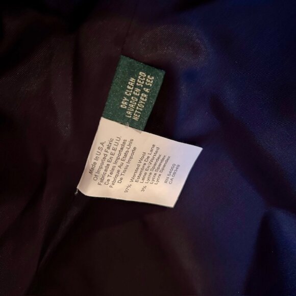 Lauren Ralph Lauren Military wool Jacket Blazer 6P - Picture 3 of 9